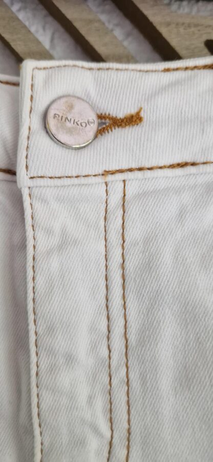 164 - Pinko short wit jeans (0525meg7) - Afbeelding 3