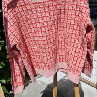 L - Esprit trui rood roze (0525sh4)