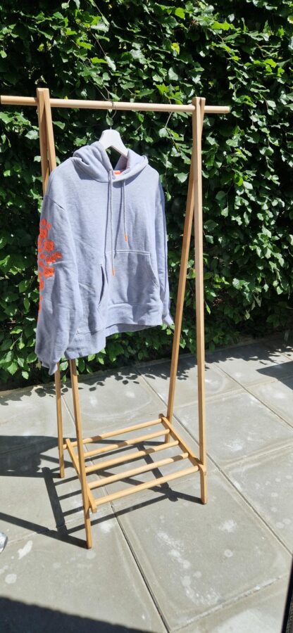 S - Day x fee G sweater neon embroidery hoody grijs (0525sh4) - Afbeelding 8