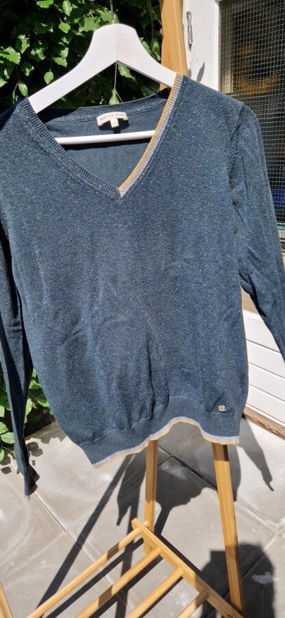 M - Kocca trui groen glitter (0525sh4)