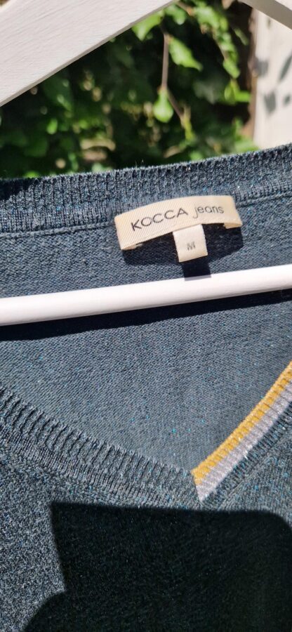 M - Kocca trui groen glitter (0525sh4) - Afbeelding 3
