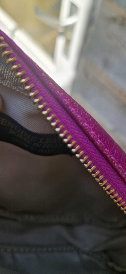 Borse in Pelle schoudertas glitter als nieuw (0525sh3) - Afbeelding 6