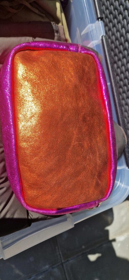 Borse in Pelle schoudertas glitter als nieuw (0525sh3) - Afbeelding 4
