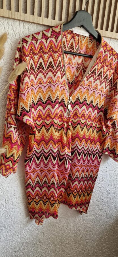 M/L - Laurie & Joe tuniek kleurtjes rits (0525sh3) - Afbeelding 3