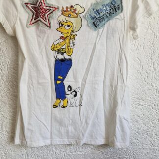 S - Denny Rose shirt print voor/achter (0525sh3)