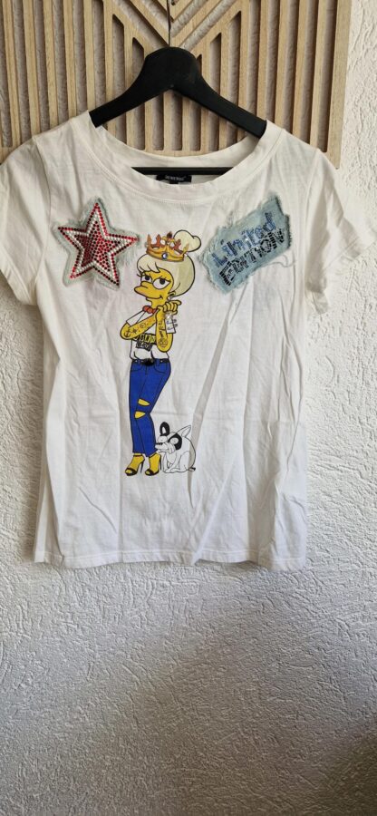 S - Denny Rose shirt print voor/achter (0525sh3)