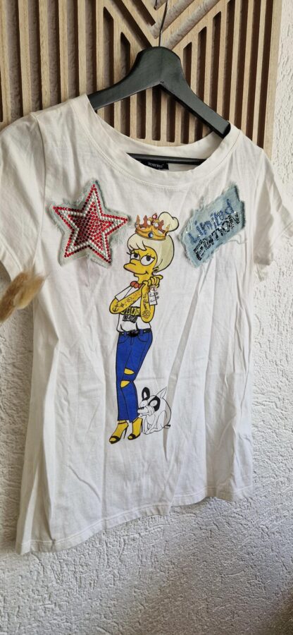 S - Denny Rose shirt print voor/achter (0525sh3) - Afbeelding 3