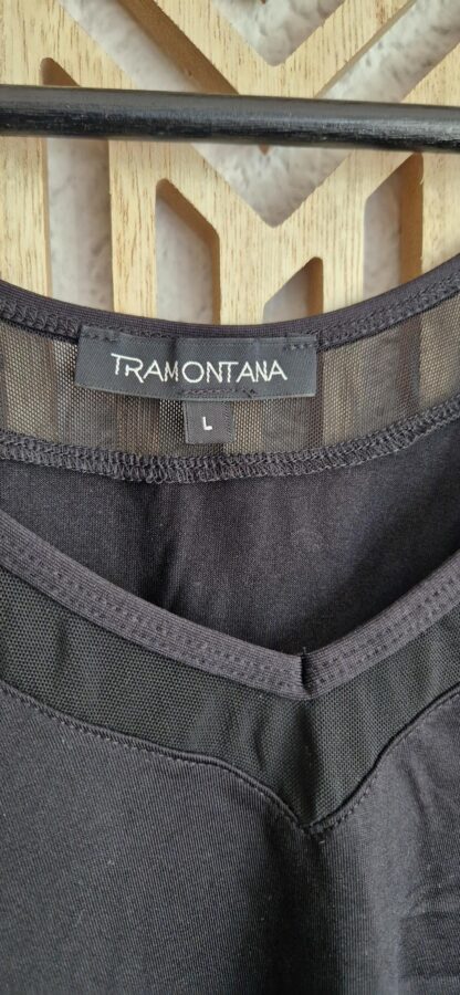 L - Tramontana top zwart (0525sh3) - Afbeelding 3