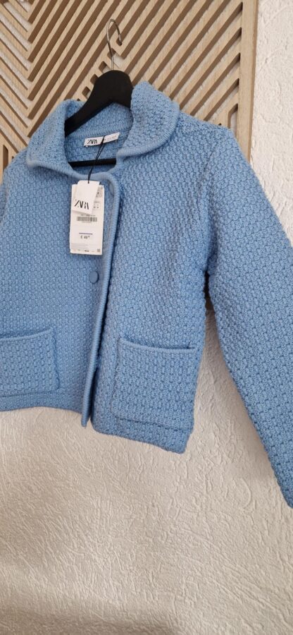 S ipv M - Zara vestjas blauw nieuw (0525may1) - Afbeelding 5