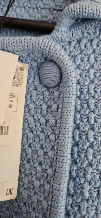 S ipv M - Zara vestjas blauw nieuw (0525may1) - Afbeelding 6