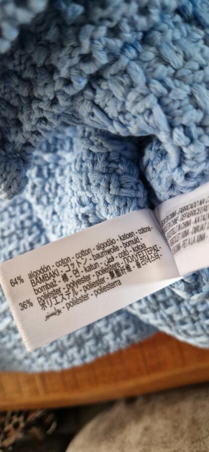 S ipv M - Zara vestjas blauw nieuw (0525may1) - Afbeelding 12
