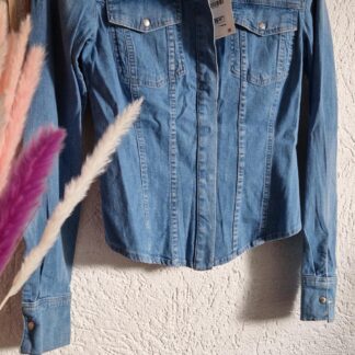 S(M) - Zara jeansblouse nieuw (0525may1)