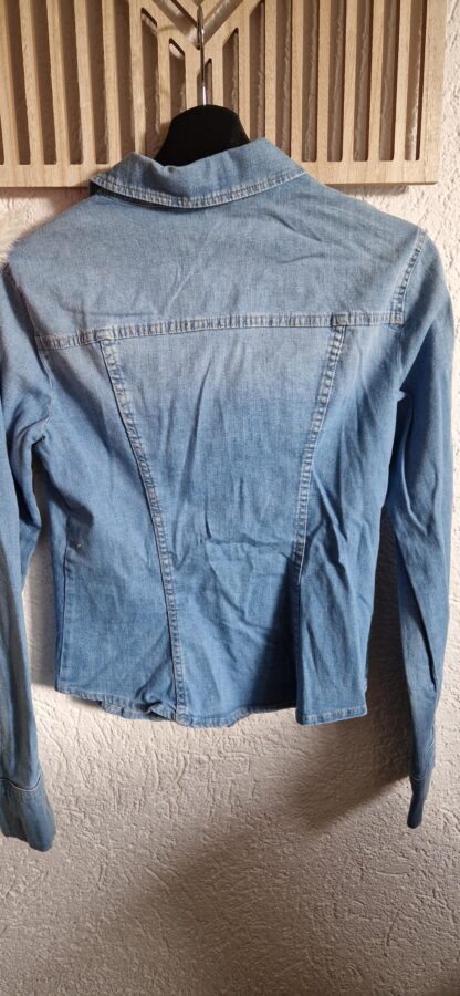 S(M) - Zara jeansblouse nieuw (0525may1) - Afbeelding 7