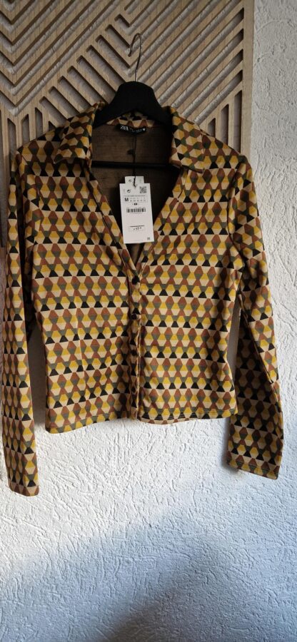 S/M - Zara blousje retro nieuw (0525may1)