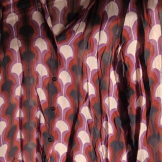 M - Zara blouse paars roze nieuw (0525may1)