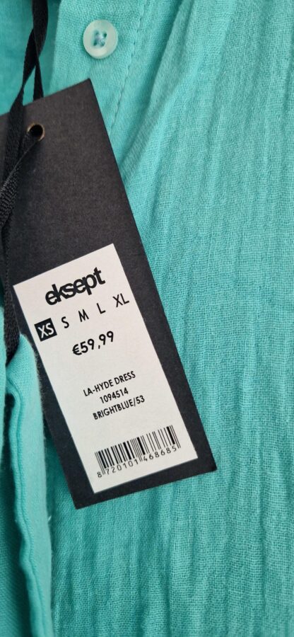 XS - Eksept jurk turquoise nieuw (0525may1) - Afbeelding 4