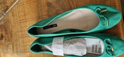 41 - H&M ballerina groen nieuw (0525may1) - Afbeelding 2