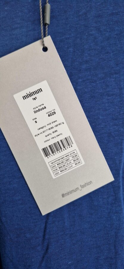 S - Minimum jurk blauw nieuw (0525may1) - Afbeelding 3