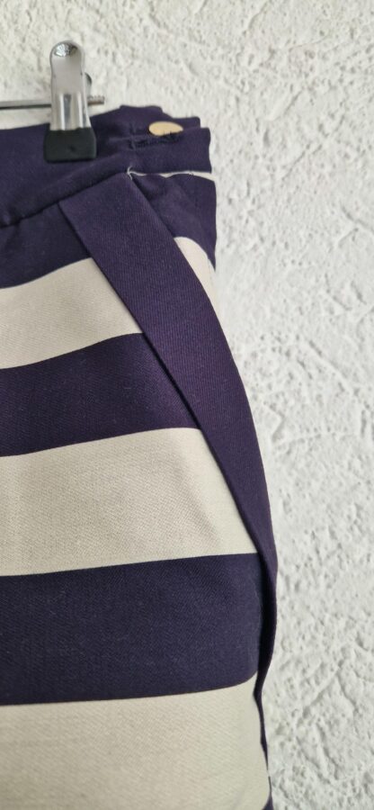 38 - H&M short marineblauw roomwit nieuw (0525may1) - Afbeelding 5