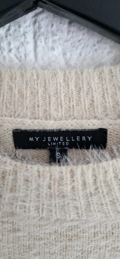 S - My Jewellery trui beige (0525bak) - Afbeelding 3