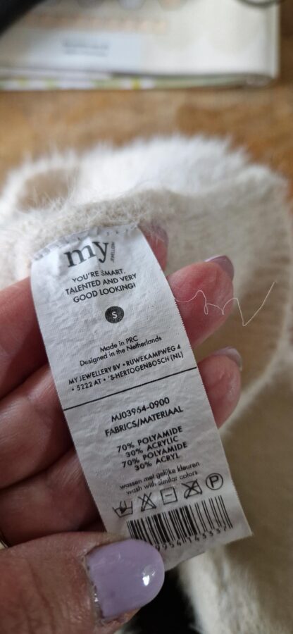 S - My Jewellery trui beige (0525bak) - Afbeelding 4