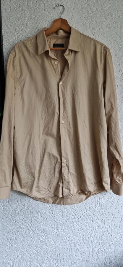XL - Zara overhemd beige heren (0525bak)