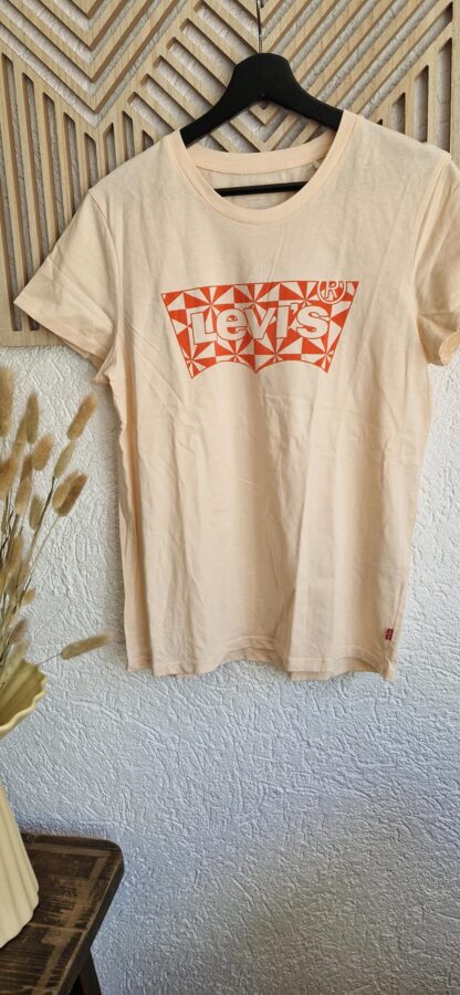 L - Levi's shirt pasteloranje (0525sh3)