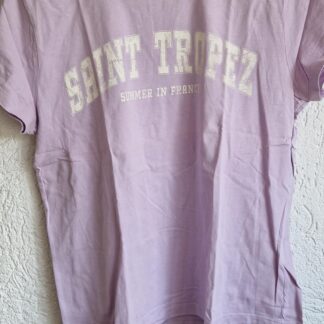 L - Cotton Club shirt lila print (0525sh3)