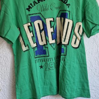 M/L - Ambika shirt groen print (0525sh3)