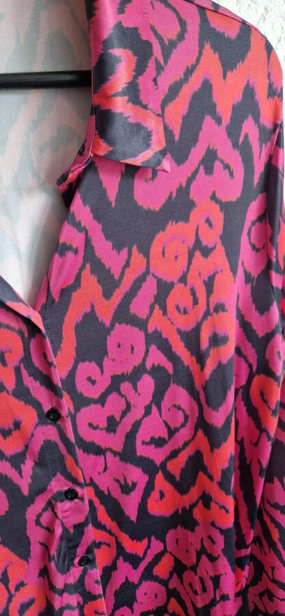 L -Zoso blouse travelstof roze print (0525sh3) - Afbeelding 5