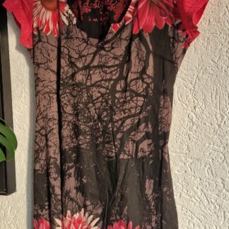 XL - Desiqual jurk zwart roze (0625dor)