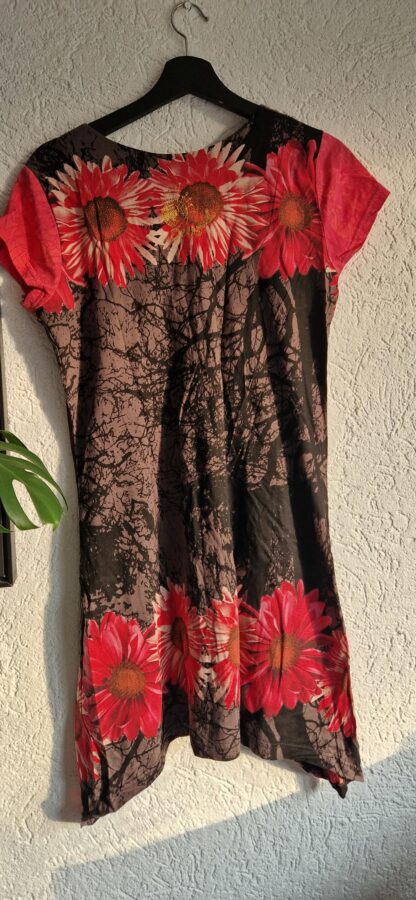 XL - Desiqual jurk zwart roze (0625dor) - Afbeelding 5