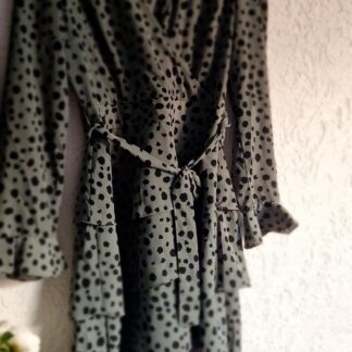 S - My Jewellery jurkje groen zwart (0625dor)