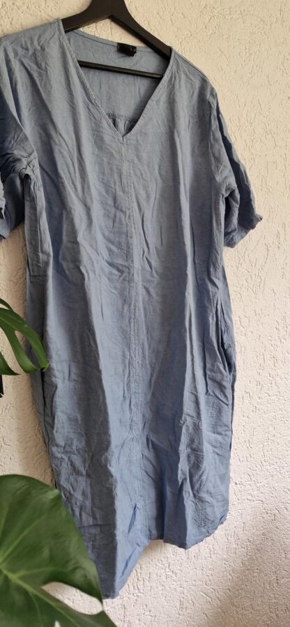 XL - Fos Amsterdam jurk blauw (0625am) - Afbeelding 3