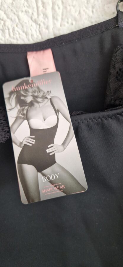 L - Hunkemoller body zwart nieuw (0625am)