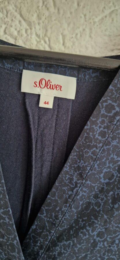 44 - 's Oliver marineblauw zwarte top (0625am) - Afbeelding 4