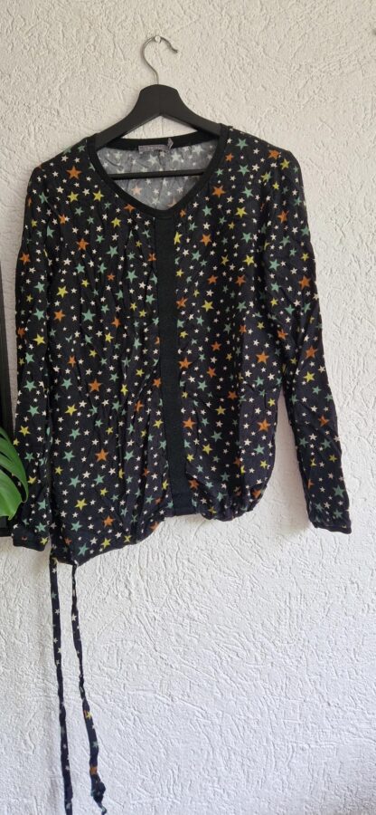 42 - Geisha top zwart sterren (0625am)