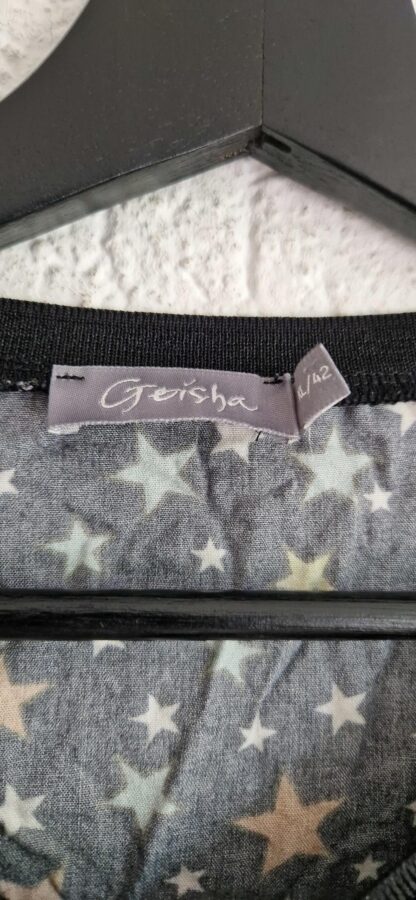 42 - Geisha top zwart sterren (0625am) - Afbeelding 3