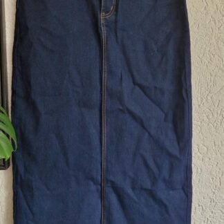 42 - Fashion jeans rok donkerblauw (0625am)