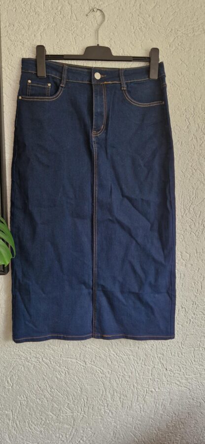 42 - Fashion jeans rok donkerblauw (0625am)