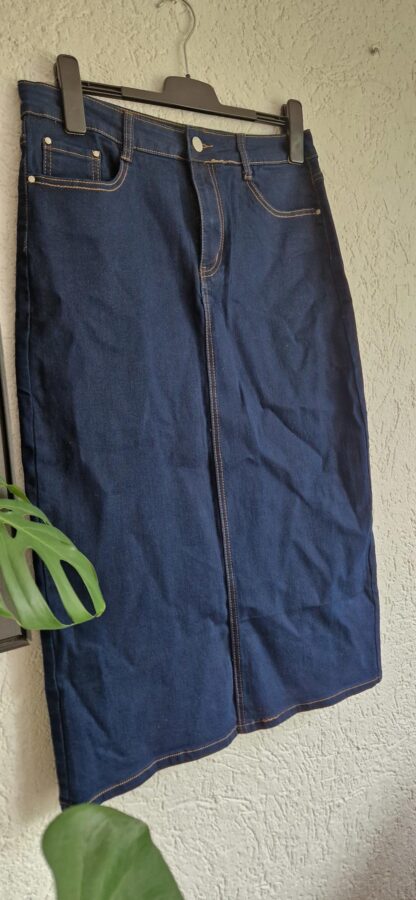 42 - Fashion jeans rok donkerblauw (0625am) - Afbeelding 3