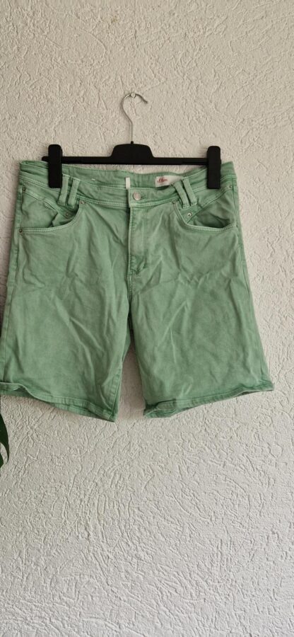 42 - 's Oliver short jeans mint slim (0625am)