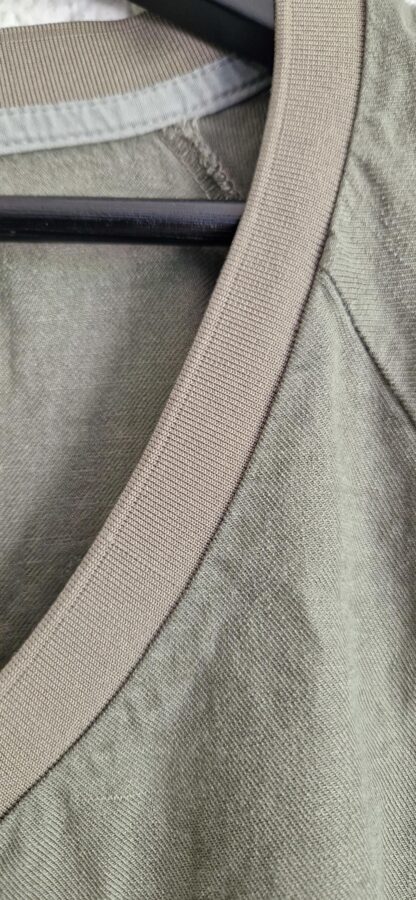 S - G-Maxx jurk khaki met linnen (0625dor) - Afbeelding 6