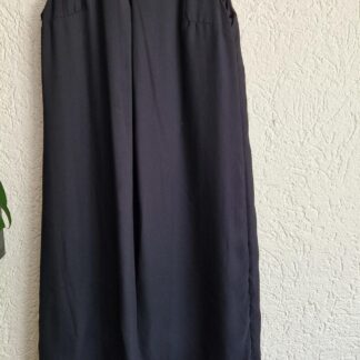 34 - H&M donkerblauw jurkje met feestelijke touch (0625dor)