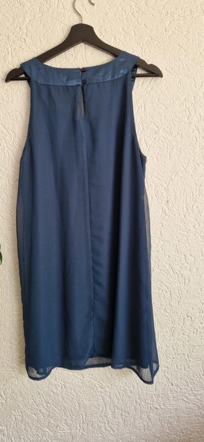 L - Hema jurk blauw mouwloos (0625dor) - Afbeelding 5