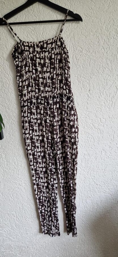 152 158 - Avenue girl jumpsuit bruin wit (0625dor) - Afbeelding 6