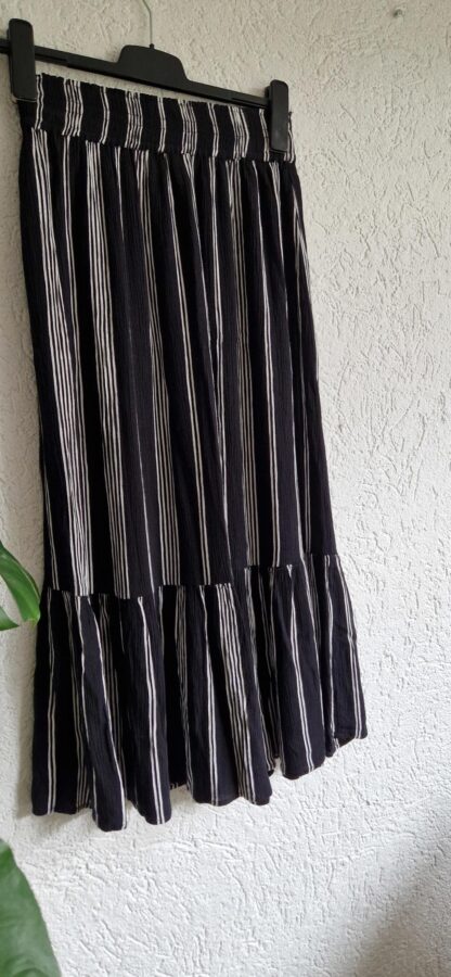XS - WE lange rok zwart wit (0625dor) - Afbeelding 3