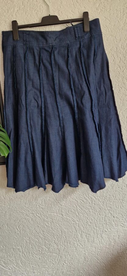 46 - Witteveen denim rok stroken (0625dor)