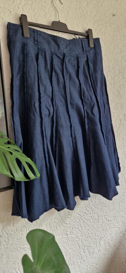 46 - Witteveen denim rok stroken (0625dor) - Afbeelding 3