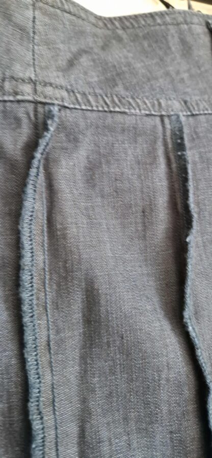 46 - Witteveen denim rok stroken (0625dor) - Afbeelding 4